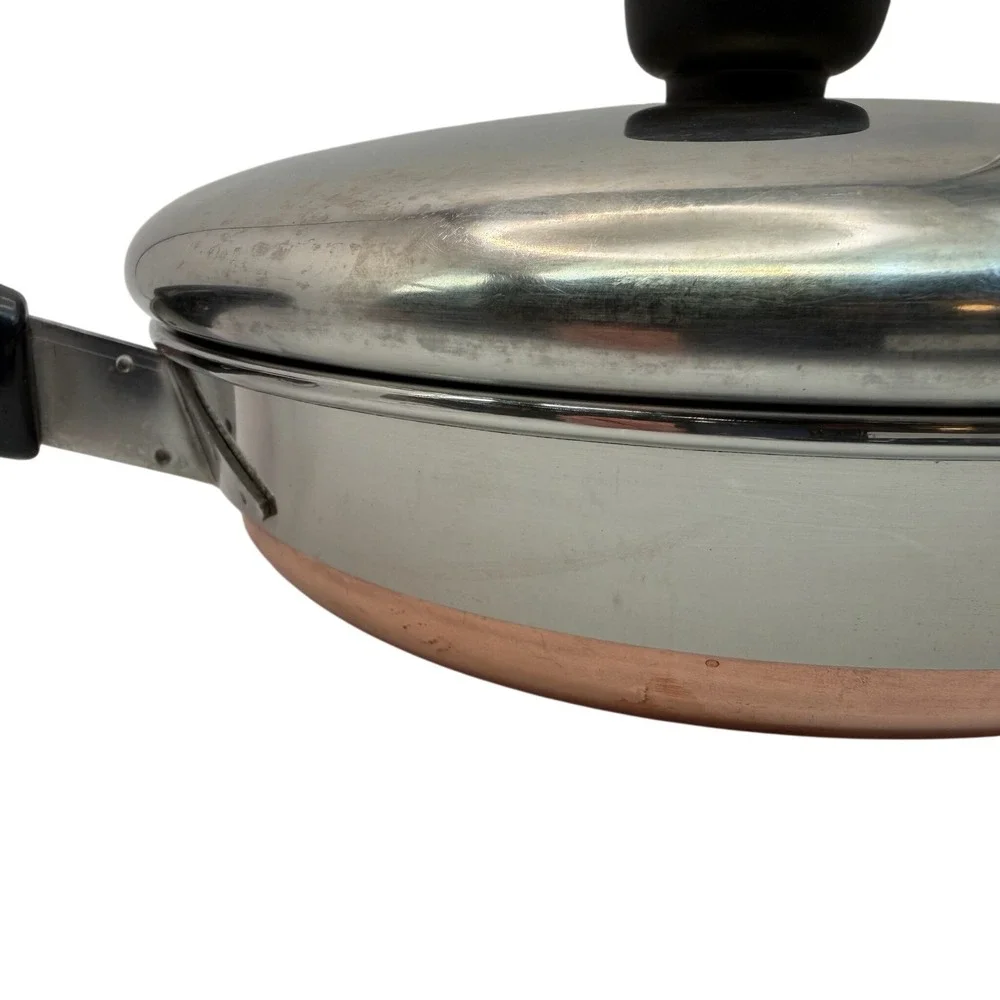 Vintage Revere Ware Double Ring 8